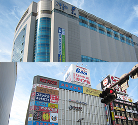 百貨店・レストラン買物/徒歩7分圏内